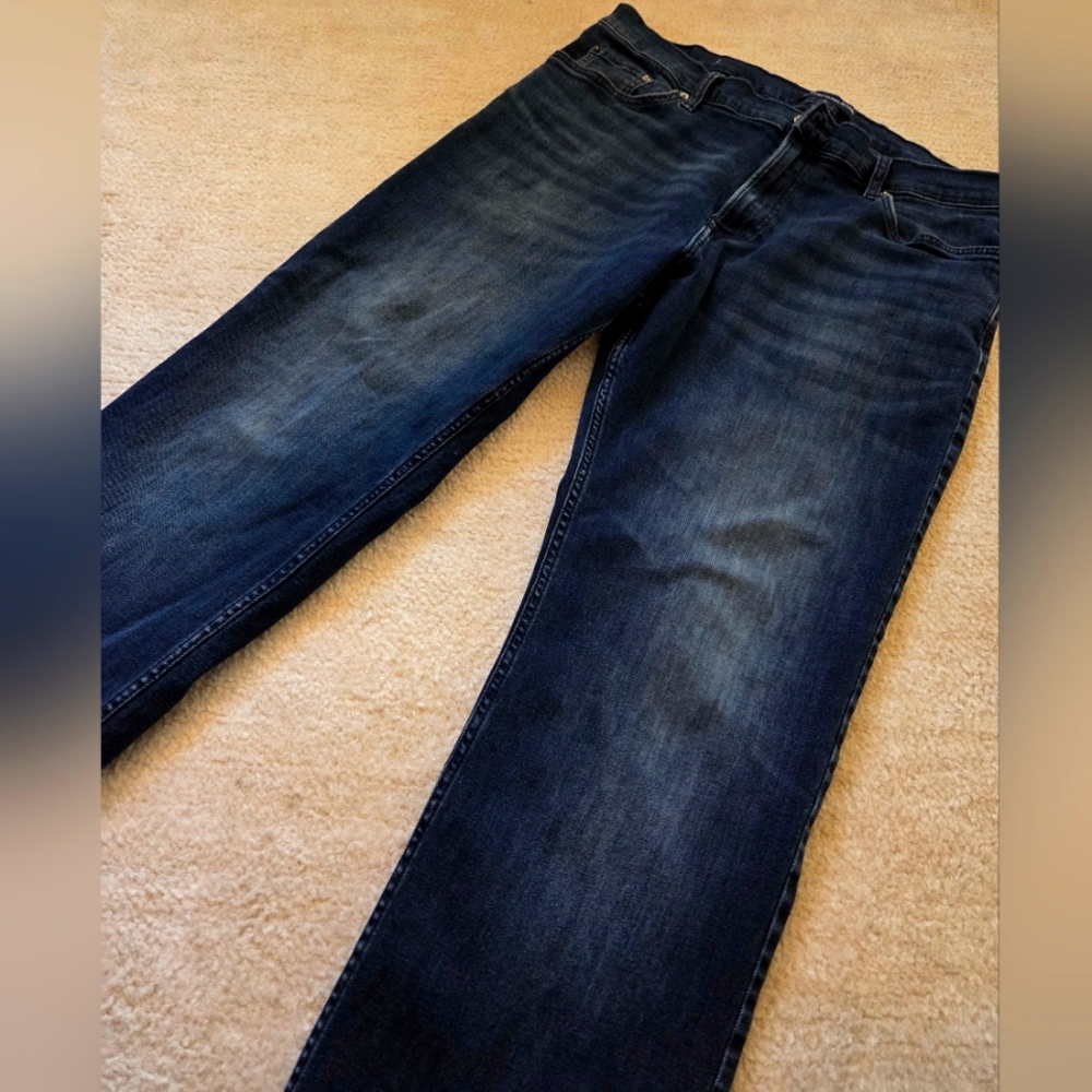 Calvin Klein Blue Straight Jeans Classic Style